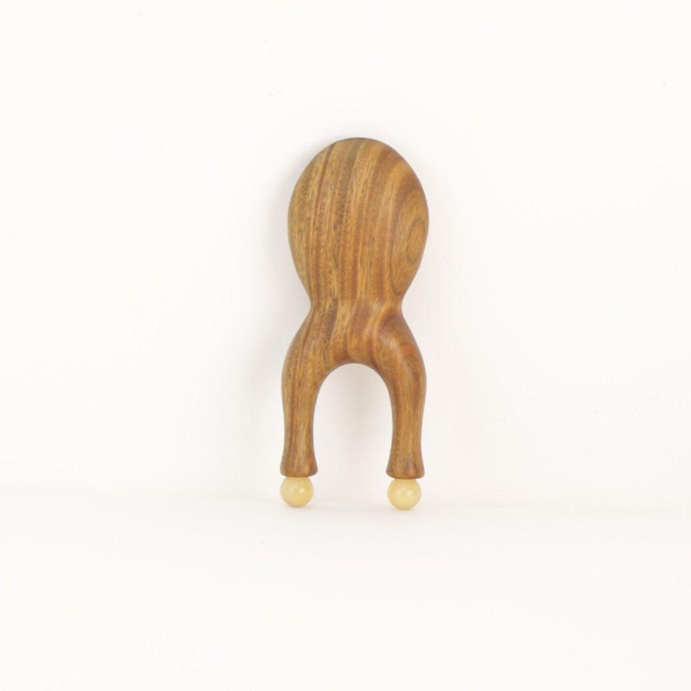 Antistatischer Meridian Massagekamm Faszien Lifting Holz Gua Sha Werkzeug Augenentspannung