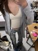 Damen Schlagjeans in Übergröße mit Spitzenbesatz – Sommerstil, Weiter Bein, Zerrissen, Bodenlang.