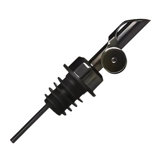 Stainless Steel Auto Wine Pourer Coffee Syrup Dispenser Gravity Flipping Dust Lid Olive Oil Liquor Bottles Metal Pour Spout