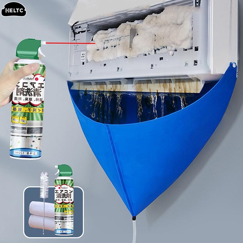 1pc/1set Air Conditioner Cleaning Cover Kit Clean Tools Waterproof Dust Protection Bag Air Conditioners Cleaner Set