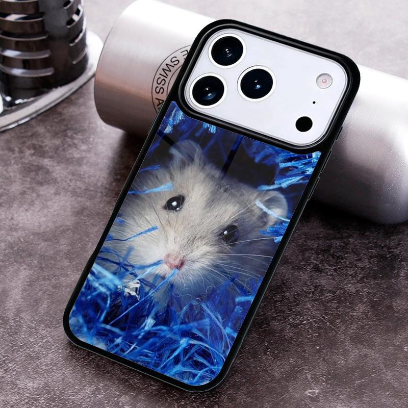 Cute Adorable Hamster Phone Case For iPhone 17 16 15 14 13 12 11 Pro Max Plus 17Air Soft Silicone Cover