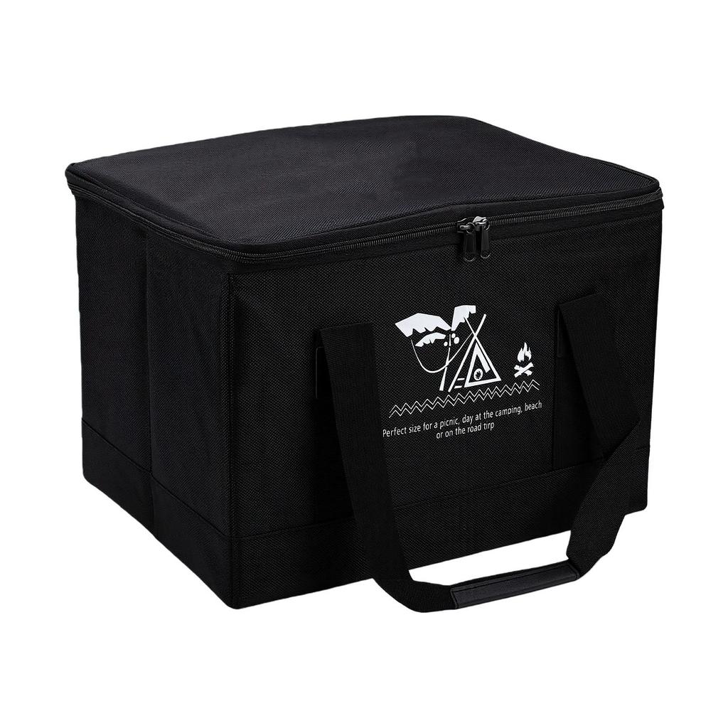 30L Camping Storage Bag Rainproof Heavy Duty Foldable Organizer for Outdoor Cookware Car Trunk