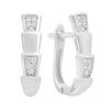 Silver Earrings with Cubic Zirconia 0.2ct (2197881)