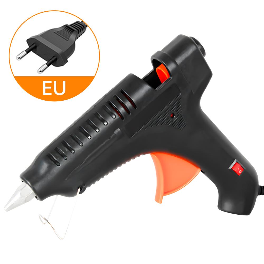 

Электрический термоклеевой пистолет мощностью 100 Вт для клеевых стержней 11 мм, бытовой, промышленный электротермический клеевой пистолет, инструмент для ремонта пластика