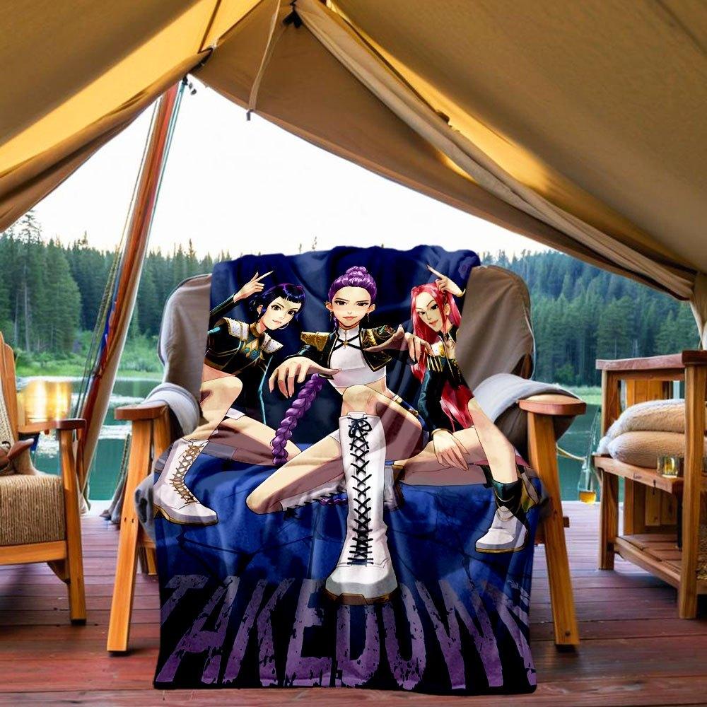 

TAKE DOWN: Action Figure Set of Three Blanket Lightweight Flannel Throw Blanket for Sofa, Bed, Travel, Camping, Livingroom, Office, Couch, 130x150cm