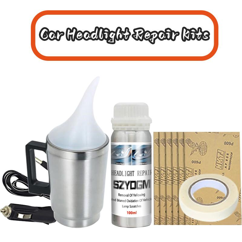 

Комплект для восстановления фар автомобиля Наборы для ремонта и полировки фар Автомобильные аксессуары Защита фар от царапин Детализация Очистка Техническое обслуживание