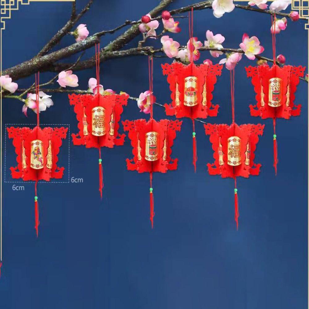 New Year Decorations Spring Festival Hanging Ornaments Plants Lantern Bonsai Pendant Home Supplies