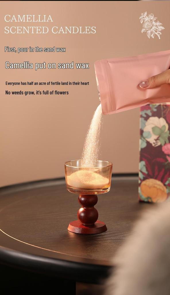 Elegant Aromatherapy Candle Gift Box - Flower Story for New Year, Valentine's Day, Birthdays & Weddings