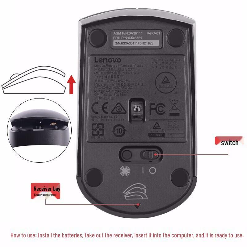 Lenovo ThinkPad Wireless Blu-ray Mouse