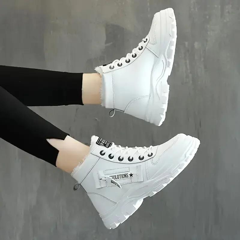 Winter Snow Boots for Women Casual High-top Shoes Warm Womens Sneakers Platform Ankle Boots