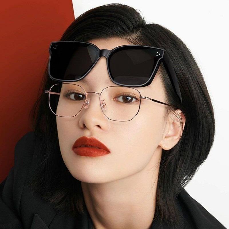 Large Frame Myopia Can Bring Sunglasses for Men Driving Polarized Sun Protection Fishing Shades for Male Clips Cover Mirror