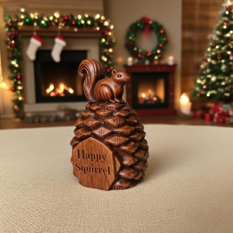 Kiefernzapfen Eichhörnchen Silikon Kerzenform für Bastel- und Feiertagsdekorationen mit lebensmittelechten Materialien