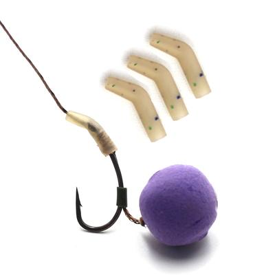 20pcs Carp Fishing Accessories Short Line Aligners  D Rig Kickers Hooks Sleeve Anti Tangle Sleeve for Hair Ronnie Rigs End Tackl