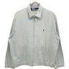 POLO RALPH LAUREN PMES-3402 Collar Stripe Chambray Zip-Up Jacket 90 Light blueUsed