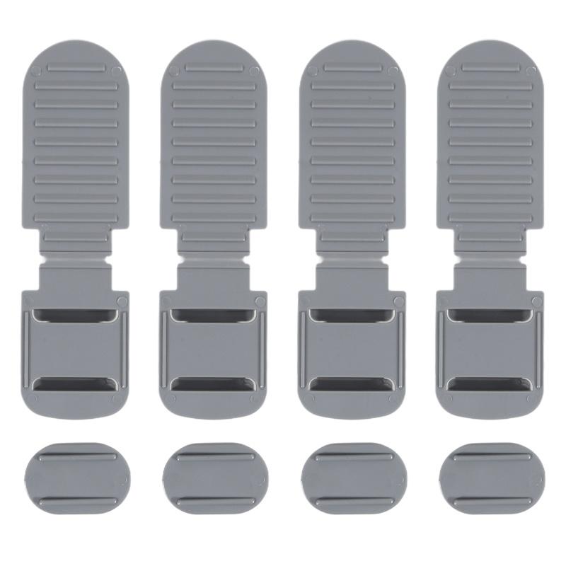 4 Stück Mehrzweck-Anti-Rutsch-Bettlakenhalter Verstellbare Kunststoff-Bettbezug-Befestigungsclips Haushalts-Anti-Verschiebe-Befestiger für Matratzenlaken Decken