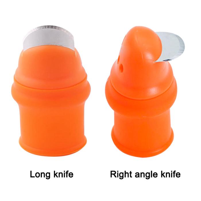 2PCS Harvesting Thumb Cutter Separator Finger Tools Picking Device for Garden Plant Gardening