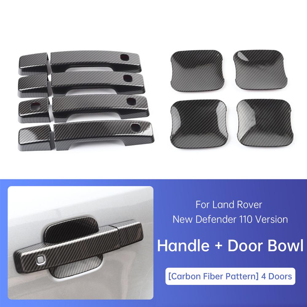 Για Land Rover Defender 90 110 2020-2025 Χειρολαβή Κύπελλο Πόρτας Εξωτερική Χειρολαβή Αυτοκόλλητο Χειρολαβή Πόρτας Διακοσμητική Λωρίδα