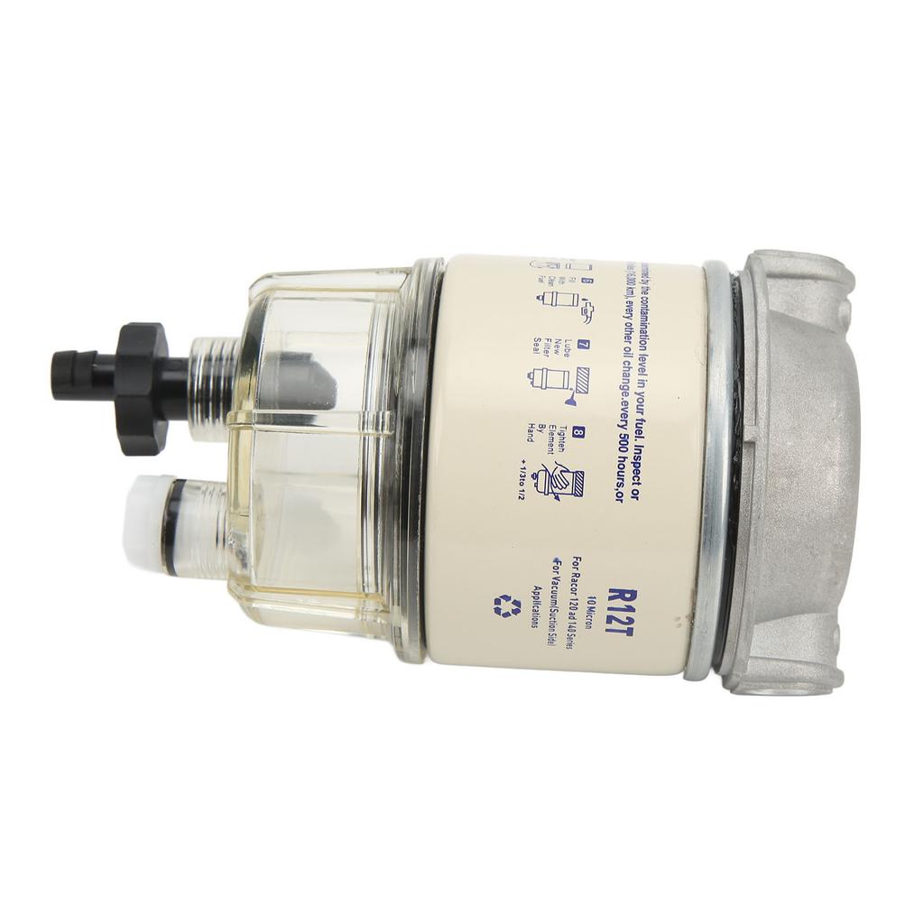 Separator paliwa i wody 30 GPH R12T 10 Mikronów Ocena filtracji Powłoka proszkowa elektrostatyczna dla