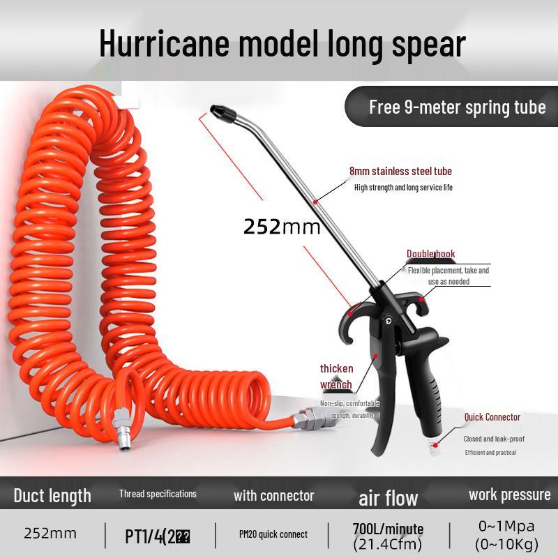 High-Pressure Air Blow Gun & Dust Removal Tool