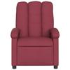 VidaXL Fauteuil Inclinable, Chaise de Relaxation avec Dossier, Siège avec Repose-pied, Fauteuil TV de Salon, Moderne, Rouge 371730