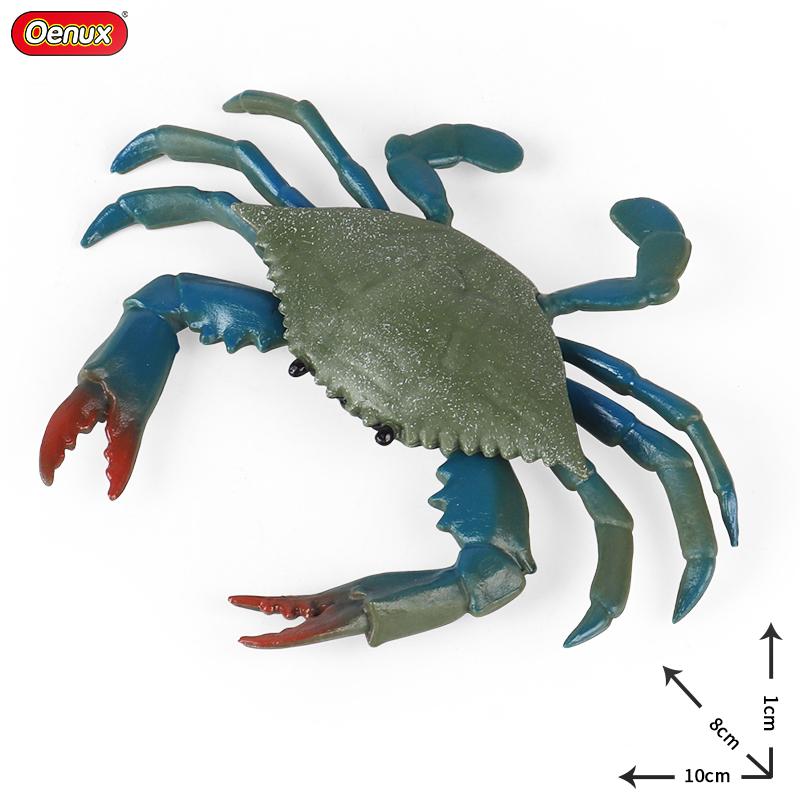 Oenux Ocean Animals Simulation Hermit Crab Nautiloidea Octopus Sea Life Model Figurines Action Figures Collection Kids Toy Gift