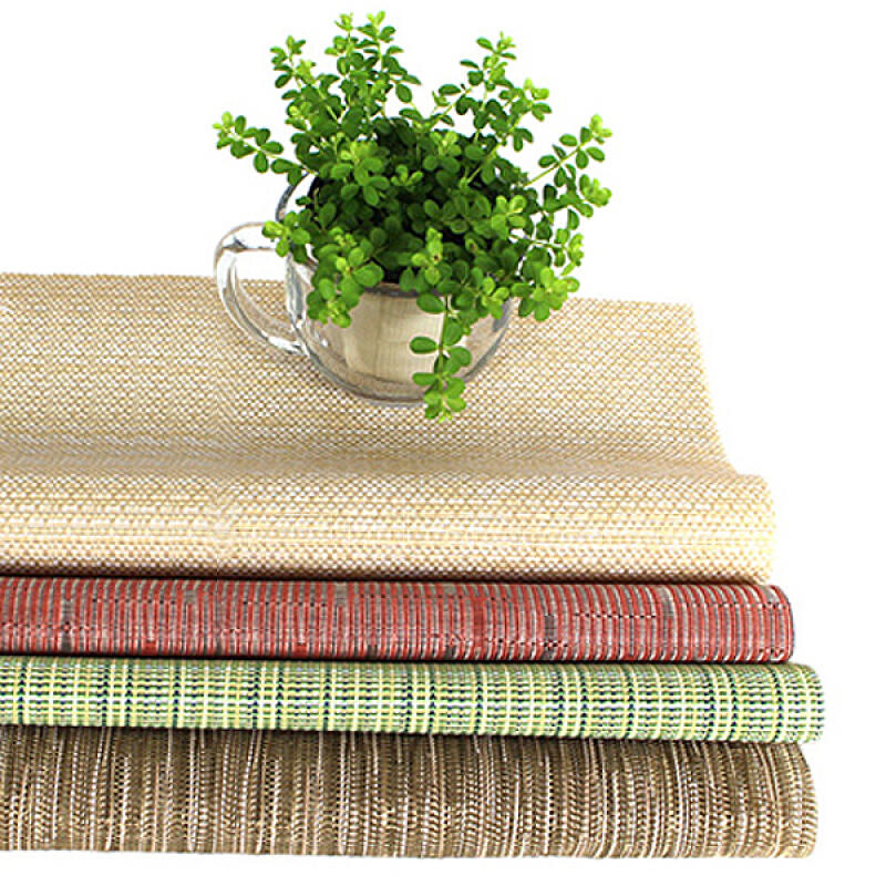 Fiber Optic Table Mat Grid Brown Kitchen Table Mat