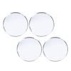 4PCS Car Wheel Center Caps 68mm 2.68in OD 62mm 2.44in ID ABS Vehicle Rim Hub Caps for SUV Sedan Truck