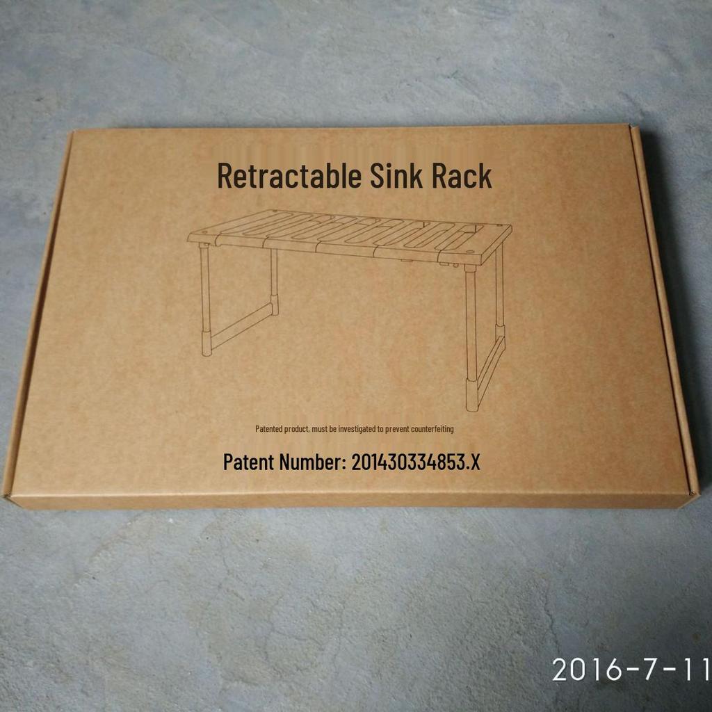 Stainless Steel Retractable Storage Rack for Sink and Clothes