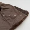 Girls' 2025 Autumn/Winter Stylish Korean Faux Fur Vest & Jeans Set