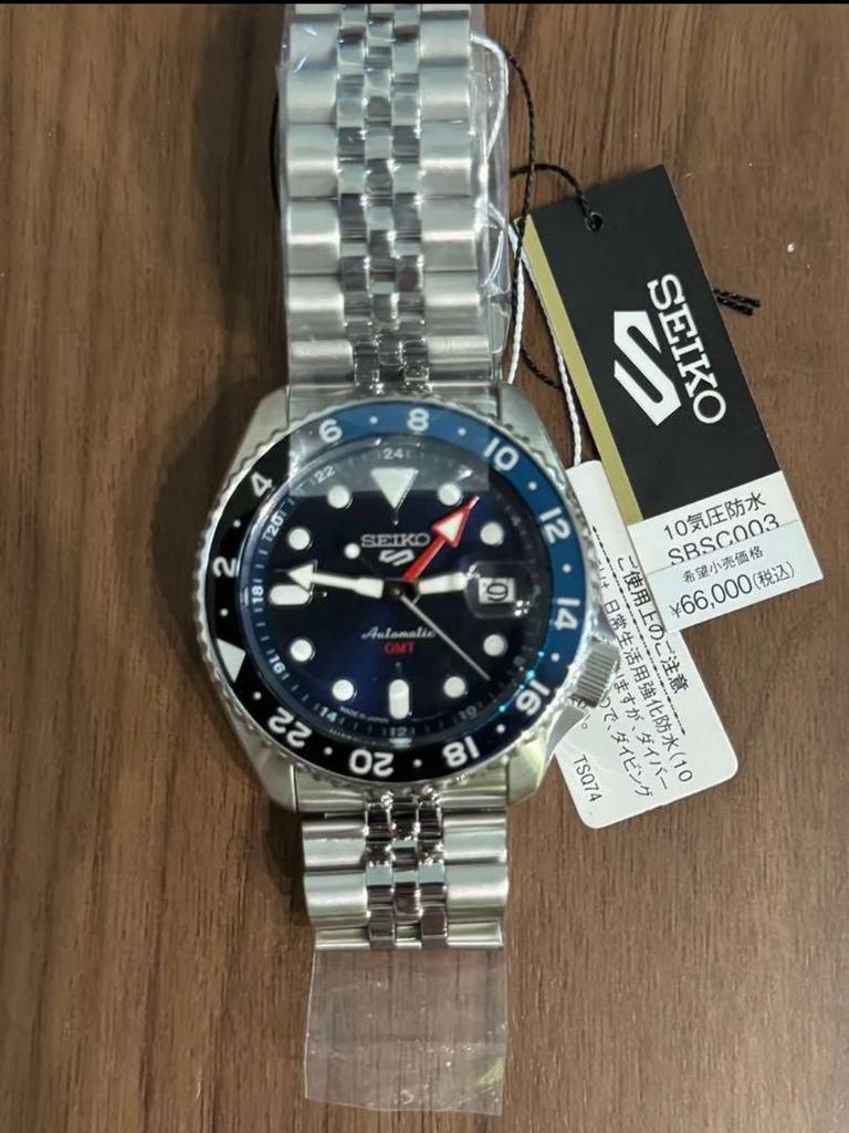[USED] Seiko 5 Sports GMT SBSC003 Watch