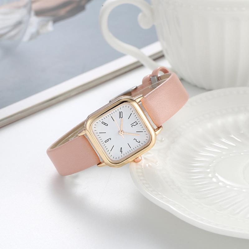 Foreign Trade Fashion Founder Small Pure and Fresh Color Ladies Watch Belt Sweet Girl Watch