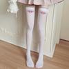 Halloween Skull Print Stockings for Women Girl Silk Leggings Tights Sock Cosplay Costume Over Knee Thigh High Long Socks