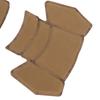 Sistema di imbottitura per elmetto da combattimento Spugna a memoria interna Pad Tappetino protettivo Accessori per imbottitura elmetto Beige