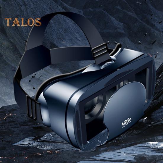 Oppslukende 3D VR-briller Justerbare øyebeskyttede Virtual Reality Fullskjerm Visuell vidvinkel universal VR-hodesett med fjernkontroll