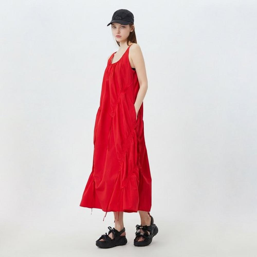 Egoist Shirring Detail Layered Long Dress  Es2to400 