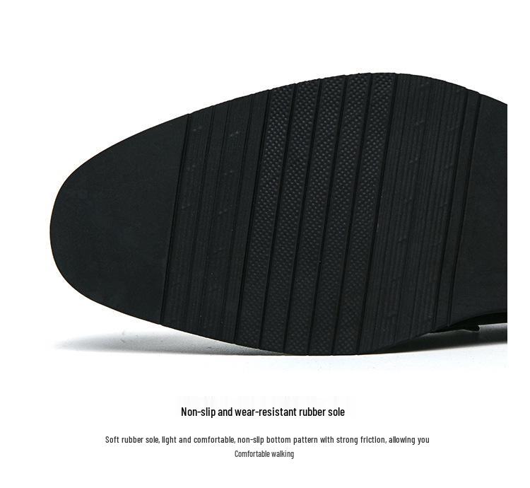 Men's European & American Large Size Color Block Slip-On White Leather Loafers, Korean Style Casual Shoes