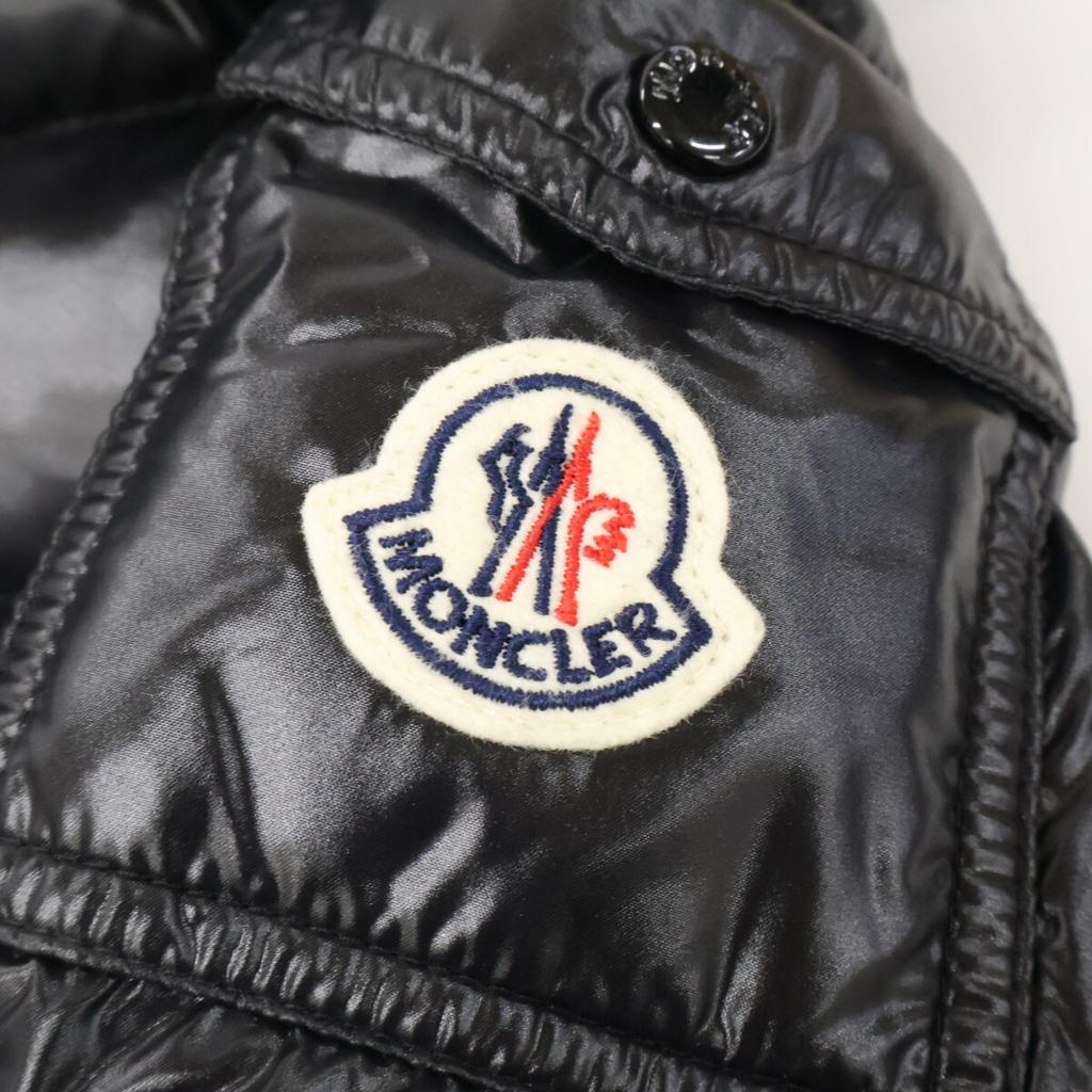Moncler BADYFUR Shiny Nylon Short Down Jacket Jacket 0 blackUsed