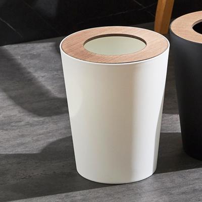 Bathroom Trash Can Opening Lid Garbage Box Large Indoor Durable Round Toilet Bins