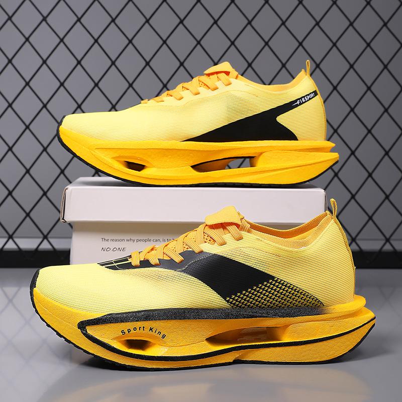 2025 New Men's Sports Shoes Cushioning Non-Slip Flat Wear Resistant Sneakers Mesh Breathable Platform Soft Running Shoes for Man