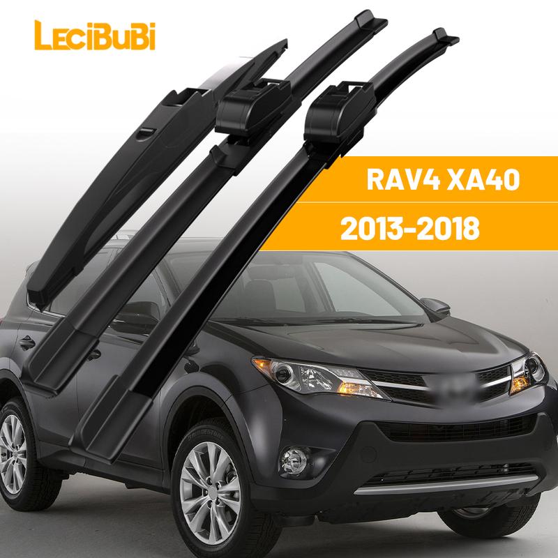 For Toyota RAV4 XA40 2013-2018 1set Front & Rear Windshield Wiper Blades Windscreen Wipers 2014 2015 2016 2017 Accessories Toyota