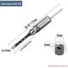 Industrial Grade Mortise Drill Bit - Steel Square Hole Opener for Woodworking