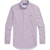 Polo Classic Striped Long Sleeve Button Down Shirt With Pony Embroidery Men Shirts Multiple-Colors 710843818-002