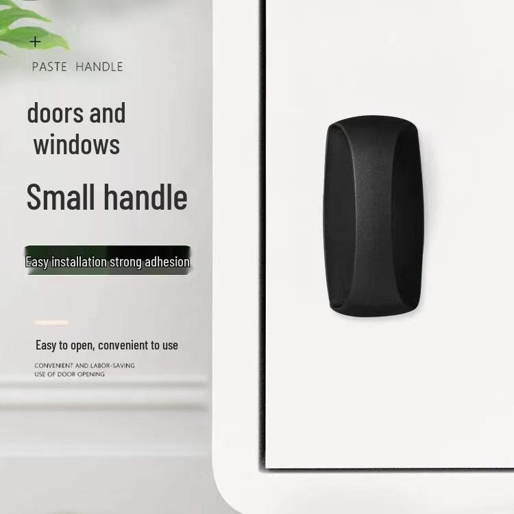 Adhesive No-Drill Handle for Doors, Cabinets, and Wardrobes