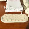 1:12 Dollhouse Miniature Plush Carpet Fluffy Mat Model Photography Prop Kids Pretend Play Toys Doll House Mini Decoration Gifts