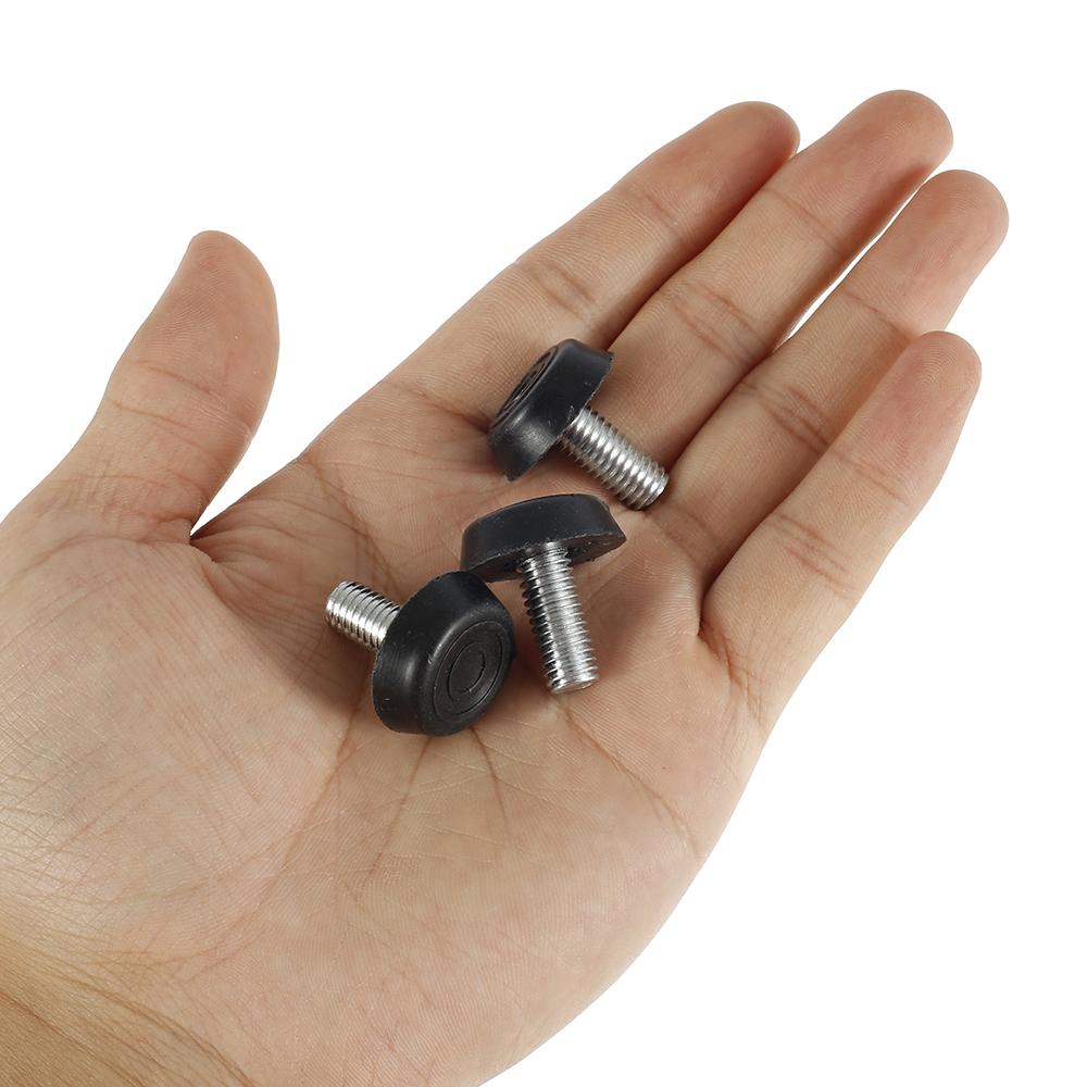 20 Stück Verstellbare Verzinkte Stahlmöbelbeine Rutschfeste Basis Tisch Schrank Bein Polster Füße Nivellierer M8 Schraube Metallmöbelfuß