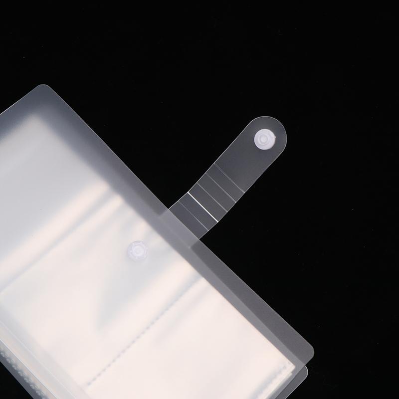 Průhledné fotoalbum Mini Polaroid album Kniha pro sbírku fotografií, karet, jízdenek Fotokarta Fotoalbum DIY pořadač