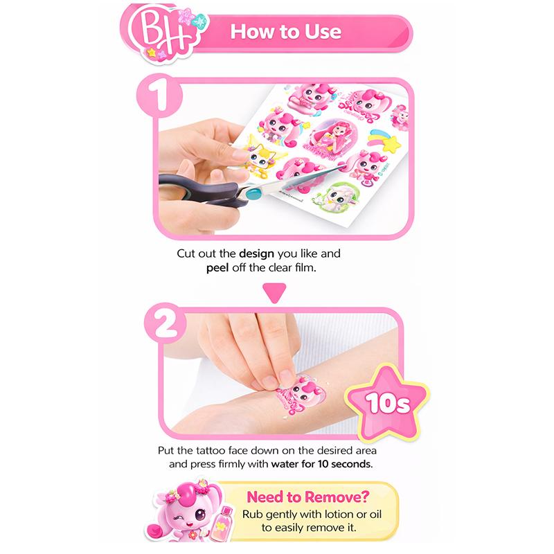 Hergestellt in Korea - Sternschnuppen-Fang! Teenieping Staffel 5 Tattoo-Aufkleber (5 Optionen)