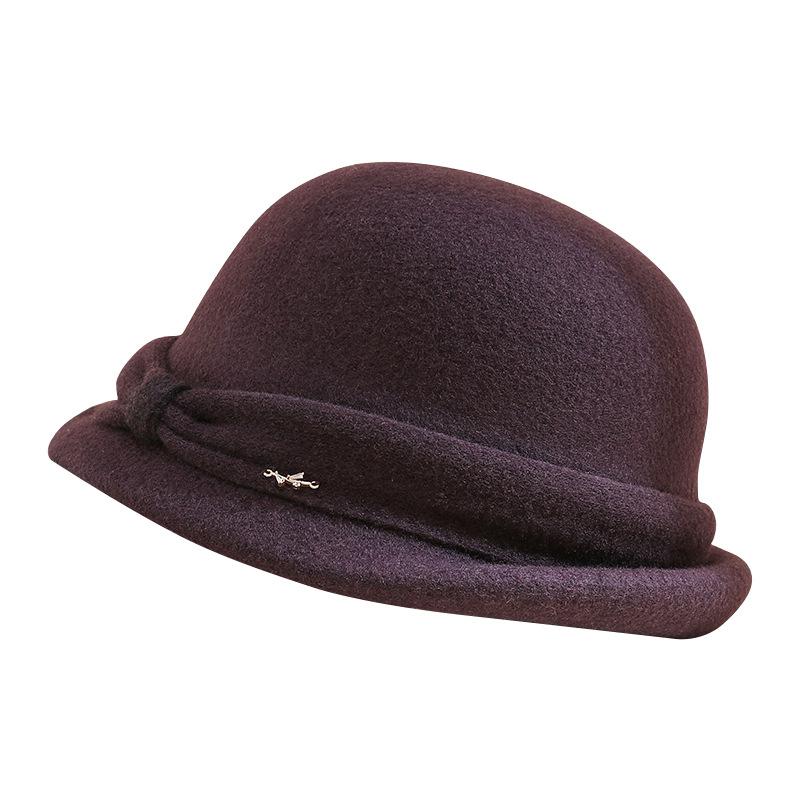 Herbst und Winter Retro Lässige Wollberet Elegante Malermütze Warm Vielseitig Britischer Hut mit kurzer Krempe