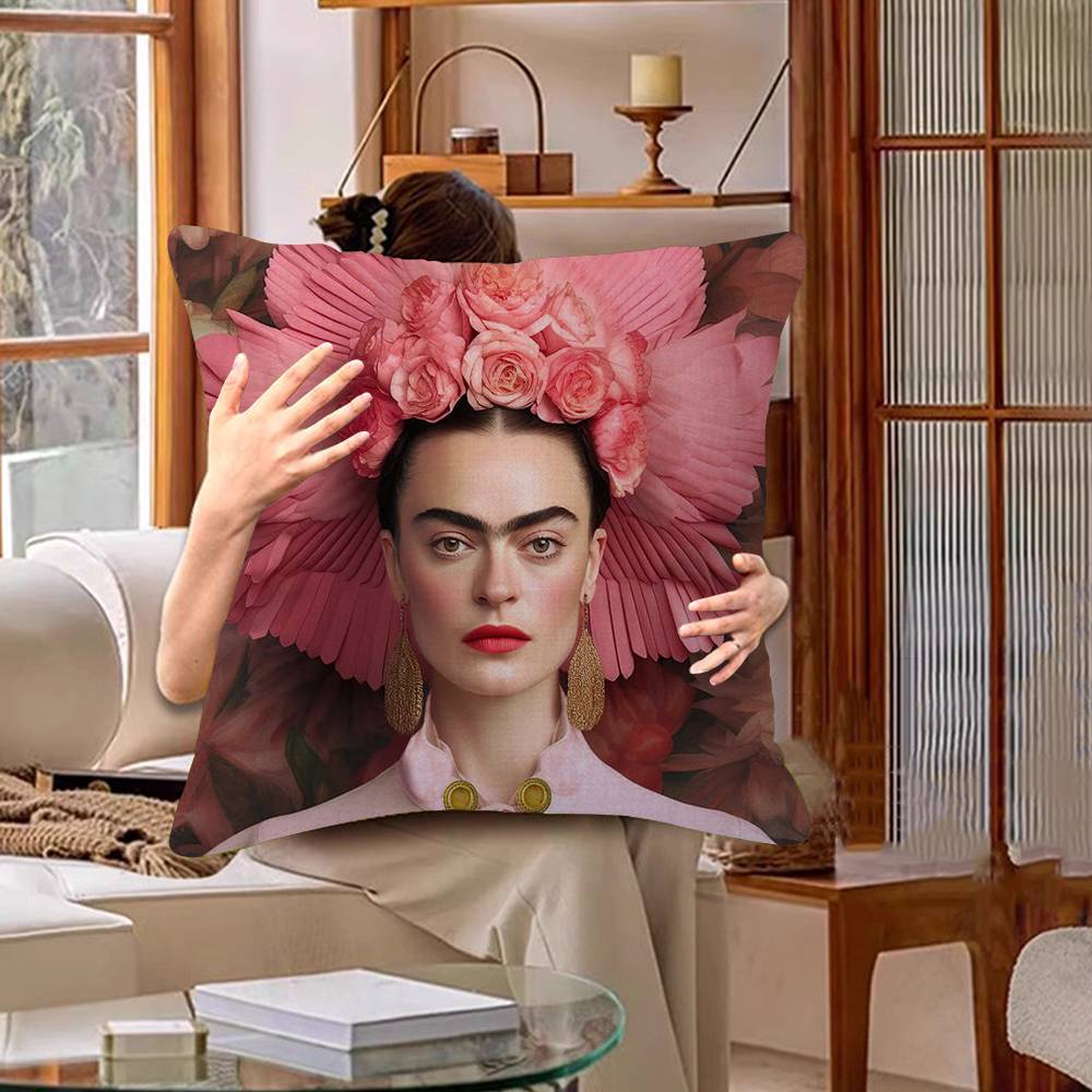 F-Frida K-Kahloes Art Pillow Cushion Cover Pillowcase Living Room Sofa Home Decor Customized