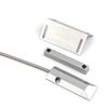 Wired Garage Door Security Sensor Silver Wired Magnetic Garage Door Sensor Alloy Zinc Construction Easy Installation Bracket